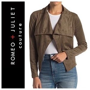 Romeo + Juliet Couture Microsuede Jacket M